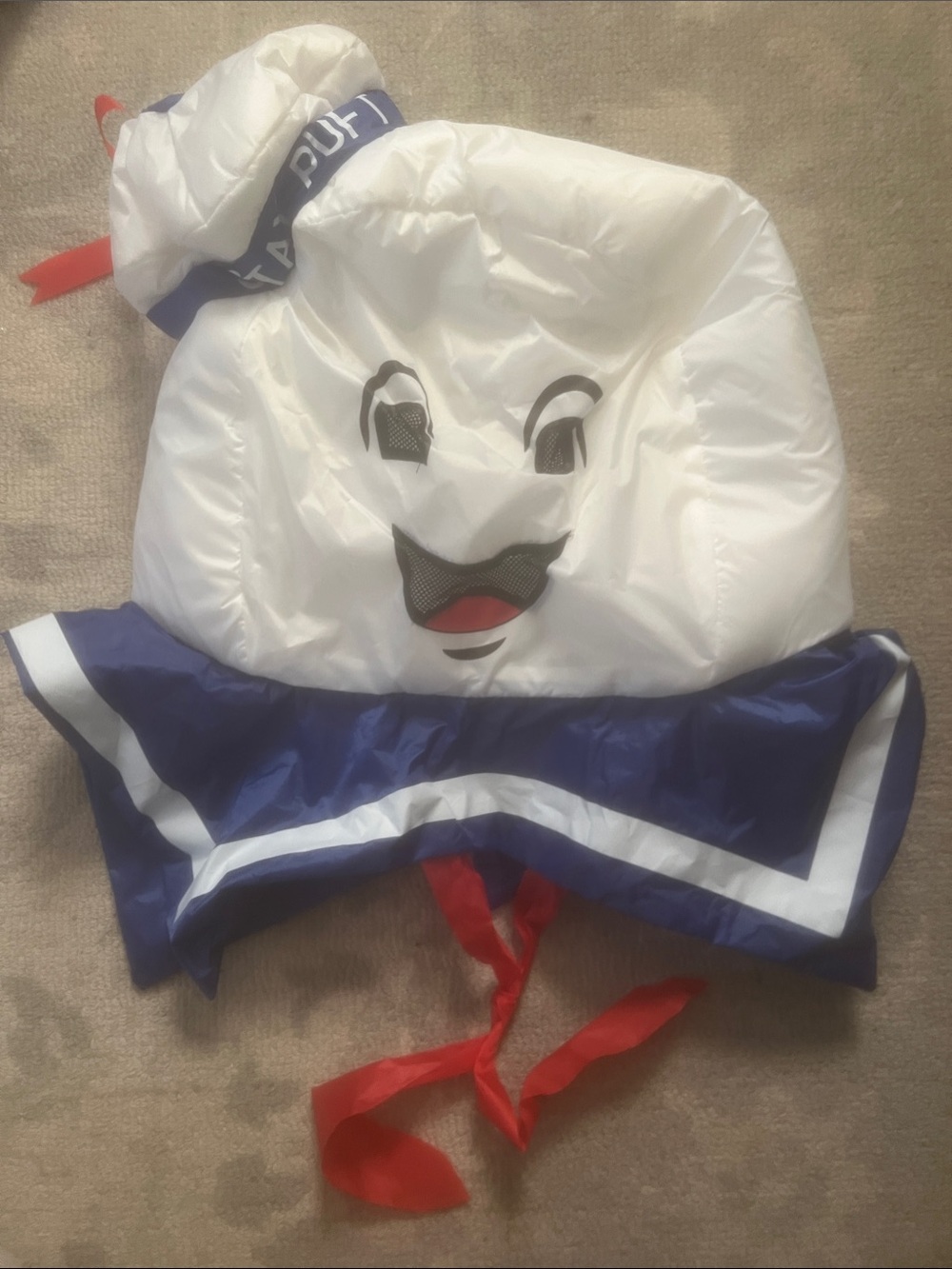 Ghostbusters Kids Head from Spirit Stay Puft Inflatable Costume No Body Included